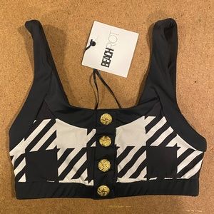 Beach Riot - Houndstooth bikini top